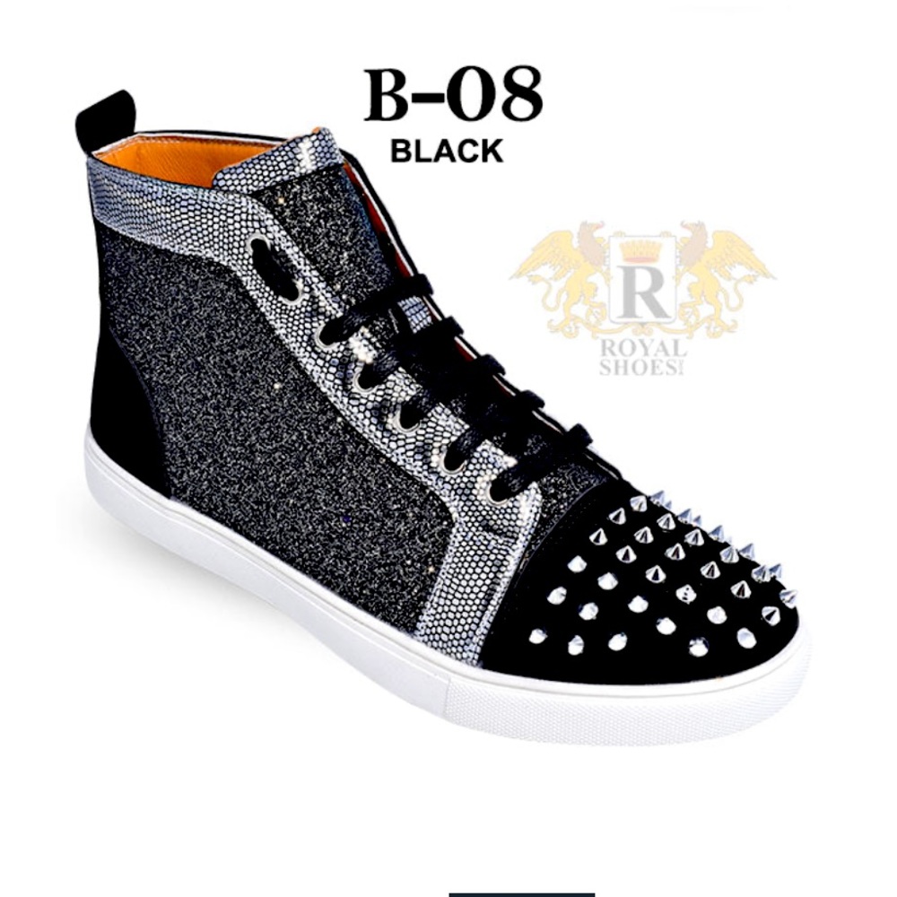 Unisex ‘Royal Shoes’ studded sneakers